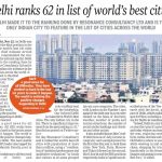 Delhi ranked 62